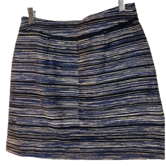 Jason Wu Women’s Printed Mini Skirt with Silk Lining Blue Black & White Size 6 - Picture 7 of 12